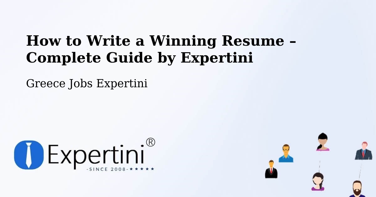 Resume Writing Guide for Job Seekers – Emporeío - Emporeío, Greece Jobs Expertini